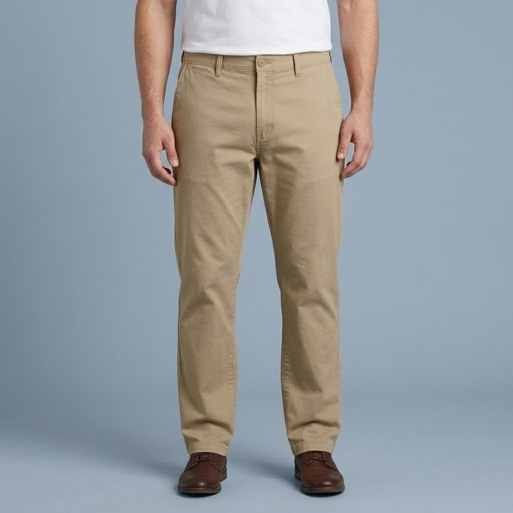 Lee Extreme Comfort Men's Khaki Pants Straight Fit Stretch Chinos 40x29